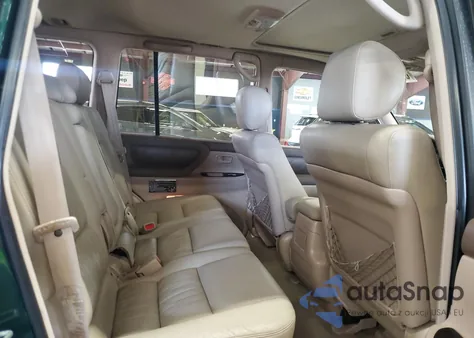 2001 Toyota Land Cruiser z USA, uszkodzony, nr VIN JTEHT05J612016717